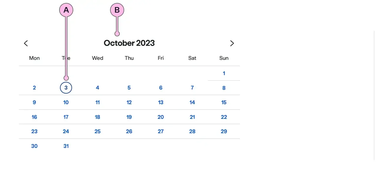 Labelled diagram of ns-calendar